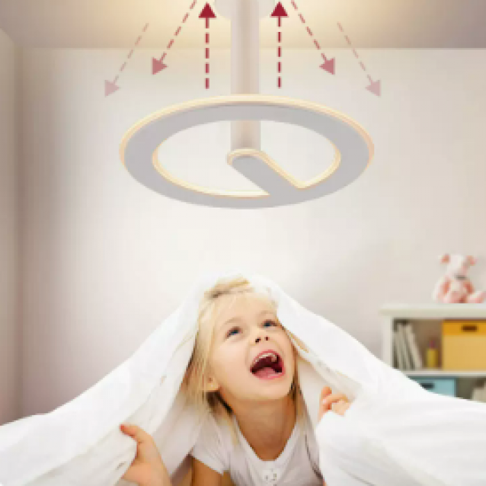 德国柏曼漫反射护眼母婴灯天使环 儿童房卧室吸顶灯现代简约灯具